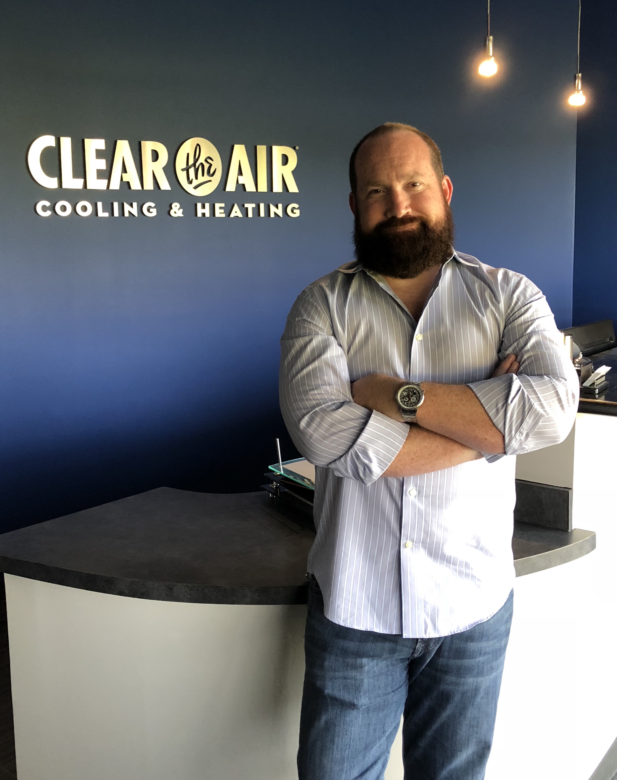 Jason Stom, owner of Clear the Air